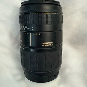 Black Camera Lens for Minolta AF for 35mm Camera